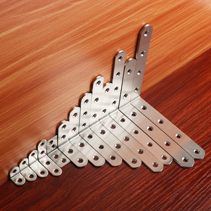 Jinnate Stainless Steel Angle Brackets L-Shaped 90 Degree Furniture Connectors Durable Shelf Support Hardware - Product Image 2