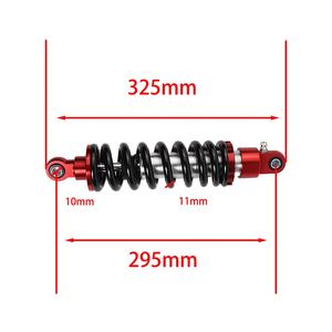 Amortiguador trasero para bicicleta de cross, amortiguación de rebote ajustable de 295mm para Atv Quad Apollo Xmotos KLX110 CRF50 CRF70 - Product Image 2