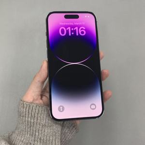 Venta al por Mayor de Teléfonos Móviles <span class=keywords><strong>iPhone</strong></span> 14 Pro Usados de Alta Calidad, Desbloqueados, Originales, 5G, Pantalla de 6.1 Pulgadas, Color Morado Oscuro - Product Image 2