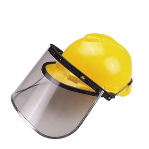Casco de Seguridad Ajustable con Visera Abatible, Protección Contra Impactos, Equipo de Protección Personal Industrial - Product Image 1