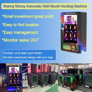 Máquina expendedora pequeña montada en la pared auto inteligente automática mini máquina expendedora para condones - Product Image 5