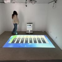 Projecteur holographique interactif IMAX d'intérieur personnalisé pour une expérience de cinéma orbital immersive