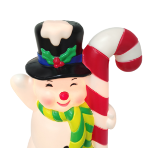 Jouets de Noël en plastique moulé par soufflage, cadeaux créatifs de Noël, décorations de luxe, cadeaux personnalisés de Noël, décorations Olaf de Noël, LED - Product Image 4