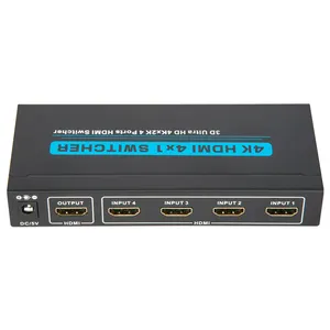 HDMI ses Extractor HDMI 2.0 anahtarı 4x1 ses dört giriş bir çıkış destek 4K 30HZ 4IN 1 OUT HDMI anahtarı