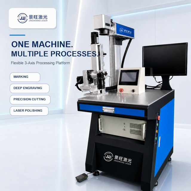 High Precision Multi Surface Engraving for Phone Cases and Consumer Electronics Smart Touch Control 3 Axis Laser Marking Machine