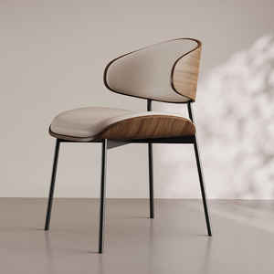 Chaises de restaurant en cuir PU à dossier haut de luxe moderne de <span class=keywords><strong>haute</strong></span> qualité avec pieds en métal Meubles rembourrés souples pour hôtels - Product Image 2