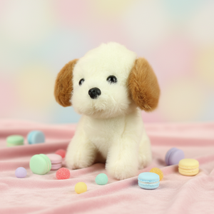 Peluche chien mignon et doux, jouet réaliste en forme de chien, mini <span class=keywords><strong>Labrador</strong></span> Golden Retriever en peluche pour enfants, cadeau d'anniversaire ou de Noël - Product Image 5