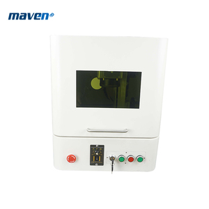 Pas cher <span class=keywords><strong>Prix</strong></span> Motorisé Mini Métal Gravure 30W Laser Machine De Marquage Portative Fiber avec Enceinte - Product Image 3