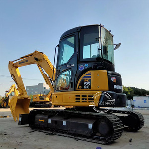 Miniexcavadora PC55MR-2 de 5.5 toneladas Komatsu PC55, excavadora compacta sobre orugas con cuchilla - Product Image 1