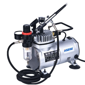 Compresor de Aire Haima Xuan 1/6 Hp 220-240 V Para Pintura y Reparación con Aerógrafo - Product Image 1