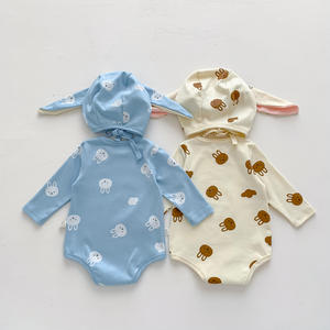 Body in cotone all'ingrosso senza tariffa vestiti per bambini vestiti per neonati pagliaccetto per neonati set di vestiti per neonati 0-3 mesi per il ragazzo - Product Image 2