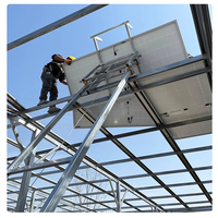 Nouvel élévateur de panneaux photovoltaïques solaires électriques télécommandé 15/25m avec treuil à câble, capacité de charge 160kg