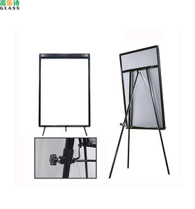 <span class=keywords><strong>Tableau</strong></span> <span class=keywords><strong>blanc</strong></span> moderne portable en acier laqué double face 60x90cm <span class=keywords><strong>sur</strong></span> trépied stable - Comprend un porte-papier pour l'école et le bureau - Product Image 6