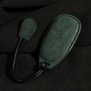 <span class=keywords><strong>Porte</strong></span>-clés de voiture pliable de luxe avec cordon en corde cirée pour <span class=keywords><strong>Tesla</strong></span>, Audi, Mercedes-Benz - Product Image 3