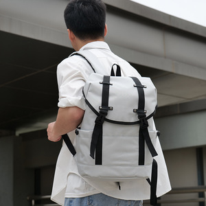 Casual Sports <b>Backpack</b> Camouflage Blue Waterproof Laptop Compartment Men's Outdoor Travel <b>Backpack</b> - Product Image 4