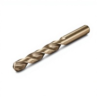 Jeu de forets hélicoïdaux personnalisés en acier rapide HSS au cobalt M35, tige de 10 mm, longueur de 50 mm, norme DIN 338, finition brute