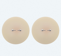 Faux tétons en silicone réutilisables pour femmes, sexy, avec piercing
