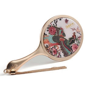 Personalized Custom Retro Style Pattern Tassel Portable Hand Held <b>Mirror</b> - Product Image 6