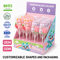 OEM/ODM Marshmallow Dragon Strawberry Gummy Zoete Fruitige Lollipop Snoep Op Maat Fabrikant Groothandel Cartoon BRC