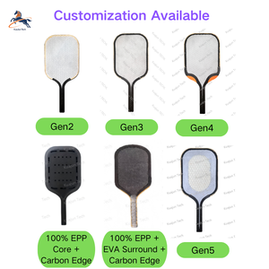 ไม้พายพิคเคิลบอลคุณภาพสูง รุ่นที่ 4 ผลิตด้วยกรรมวิธี Hot-press แกนรังผึ้ง PP + วัสดุโฟม ผิวคาร์บอนไฟเบอร์ 18K - Product Image 4