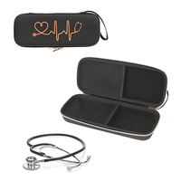 2023 nouveau personnalisé Portable anti-poussière Durable antichoc Eva stéthoscope étui de transport dur Littmann infirmière accessoires avec fermeture éclair