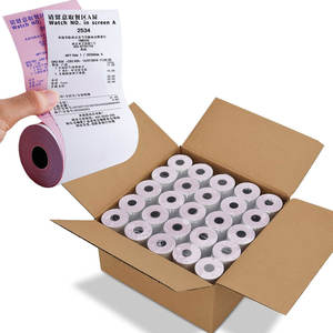 NCR Papel 2 3 katmanlı renk 76X70mm nakit Reigister kayıt kontrol fatura yinelenen kopyalama çoğaltmak not kağıdı rulo - Product Image 5