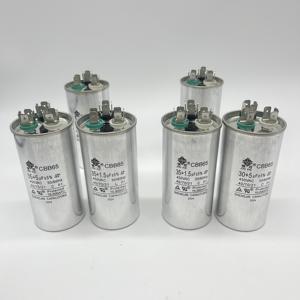 Cbb65 30uf 35uf 40uf 45uf 50uf Compresseur de climatisation universel Condensateur de démarrage <span class=keywords><strong>Coque</strong></span> en aluminium Usine d'origine - Product Image 2