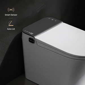 <span class=keywords><strong>Toilette</strong></span> intelligente avec ouverture automatique du couvercle, siège chauffant, sécheur à air chaud, lumière nocturne, buse autonettoyante, télécommande, céramique - Product Image 3