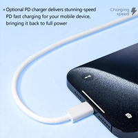 Cable de Carga USB C a Tipo C de 240W, Cable de Carga Rápida Trenzado de 5A Compatible con iPhone 17/16/15, Samsung Galaxy Serie S25/S24