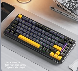คีย์บอร์ดเกมมิ่งไร้สาย M86 Attack Shark RGB 3 โหมด แบบ Mechanical ปุ่มเปลี่ยนได้ทุกปุ่ม (Hot Swap) ช่องต่อ USB 87 ปุ่ม ป้องกันการกดพร้อมกันได้ทุกปุ่ม ของใหม่แกะกล่อง - Product Image 4
