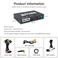 Módulo Inalámbrico CarPlay Android Auto NBT CIC E70 F20 X1 X3 F25 F26 F48 Mini X4 X5 X6 F56 F15 Caja Multimedia para Automóvil BMW
