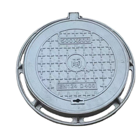Couvercle de regard en fonte ductile revêtu d'époxy classe D400 A15 B125 C250 E600 F900, cadre de grille de drainage carré conforme EN124