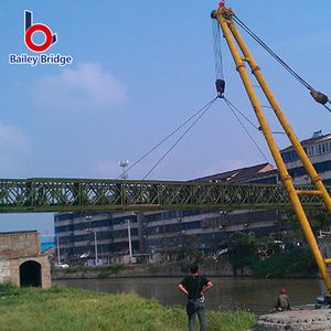 Pont temporaire à Double voie en acier, bicyclette durable à Double étage au népal - Product Image 4