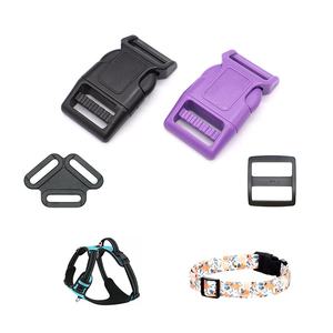 Harnais de chien tactique en <span class=keywords><strong>nylon</strong></span> coloré à motif solide personnalisé avec boucle à dégagement latéral rapide boucle en plastique incurvé recyclé - Product Image 5