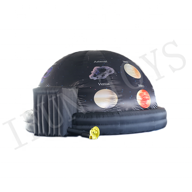 Full Printing Inflatable Planetarium Projector Dome / Mobile Inflatable Cinema Dome / Planetarium Inflatable Dome Tent