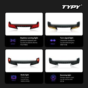 ไฟท้ายรถยนต์ TYPY สำหรับ Toyota Alphard ปี 2015-2023 ไฟท้าย LED โปรเจคเตอร์ ไฟท้ายพร้อมไฟเดย์ไลท์ อุปกรณ์ตกแต่งรถยนต์ - Product Image 3