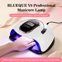 Lampe à ongles électrique UV LED professionnelle avec 4 minuteurs, capteur infrarouge, pour le durcissement du gel, utilisation à domicile, fonctionnement intelligent