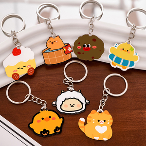 Custom Cute <b>Anime</b> Animal Acrylic Key Chain Creative Bag Hanging Student DIY Small Gift Fashion Trend - Product Image 3