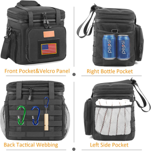 Tùy Chỉnh 6-Chai Cách Điện Rượu Vang Tàu Sân Bay Túi Lạnh Tái Sử Dụng Sáp Vải Tote Cho Du Lịch Và Những Chuyến Đi Dã Ngoại Cho Rượu Vang Những người đam mê - Product Image 2