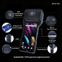 Terminal POS Móvil POS-930 con Bluetooth 4G, NFC, GMS, Android 14, Impresora Térmica, Escáner de Códigos QR, Caja Registradora