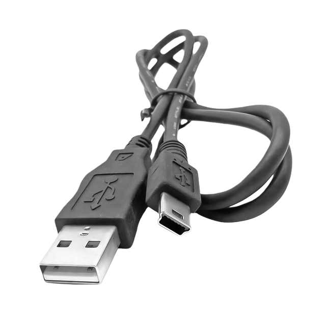 Mini USB Cable USB 2.0 Type a to Mini B Cable Braided Charging Cord for MP3 Player PS3 Controller, GPS, Playstation 3,PDA Data