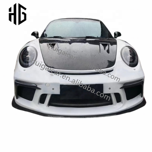 Actualización a GT3 Style Car Bumper Splitter Lip Spoiler Body Kit para Porsche 911 <span class=keywords><strong>991</strong></span>. 2 Kit de cuerpo completo modificado - Product Image 2