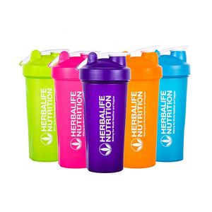 2022 Food Safe 600ml Ready Stock <b>Protein</b> Shaker Sport Water <b>Bottle</b> Milk Shaker with Handle and Mixer Ball - Product Image 1