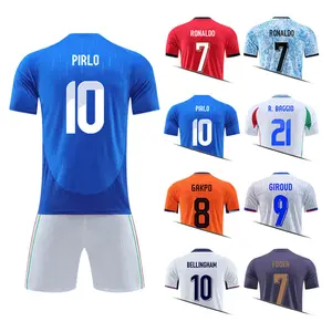 Wholesale New Euro Football Kit England Soccer Uniform Suit Blank Football Jersey For Children