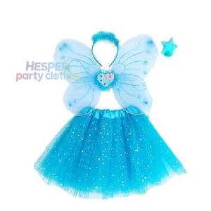 Disfraz de Bruja para Niña de 4 Piezas de HP con Alas de Mariposa y Tutú de Ballet, Vestido de Material de Poliéster - Product Image 1
