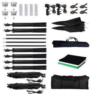 Jingying nền đứng Photo Booth phông nền Full Set 2x3m hộp mềm chiếu sáng Kit đối với nhiếp ảnh Studio - Product Image 6