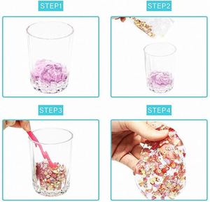 Hot Sale Educational DIY Toy Crystal clear Slime Kit with Colored <b>Clay</b> and Plastic for Kids - Product Image 6