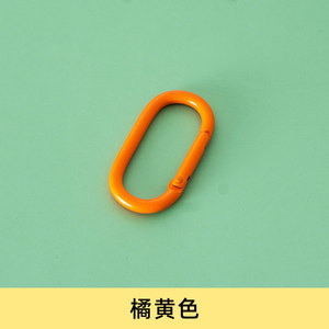 Kim loại hình bầu dục Vòng mùa xuân Clasp Clip Snap móc mùa xuân có thể mở ra Keyring tự làm mặt dây chuyền nối Dog chuỗi khóa túi Carabiner - Product Image 6