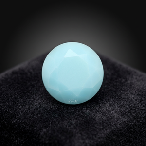 Piedras preciosas sueltas de alta calidad, corte brillante de 4mm, pulido fino, azul Natural/rosa/amarillo/aguamarina/Calcedonia verde, certificado IGI para - Product Image 3