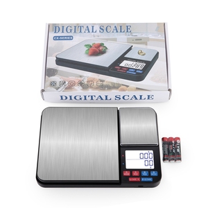 Báscula Digital de Cocina de Acero Inoxidable de Doble Plataforma, Precio al por Mayor, Báscula Electrónica para Cocina y Repostería - Product Image 6
